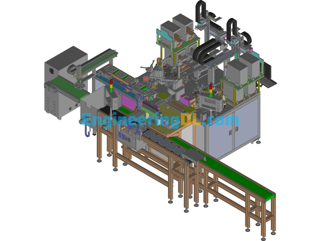 Robotic Gripping And Inspection Equipment (With DFM) 3D Exported Free Download