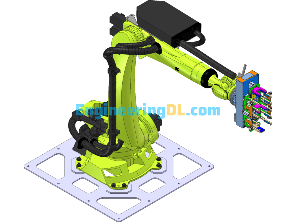 Robot Gripper SolidWorks Free Download