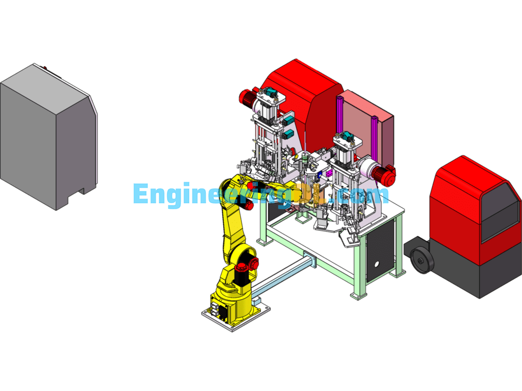 Robotic Automatic Welding Machine SolidWorks Free Download