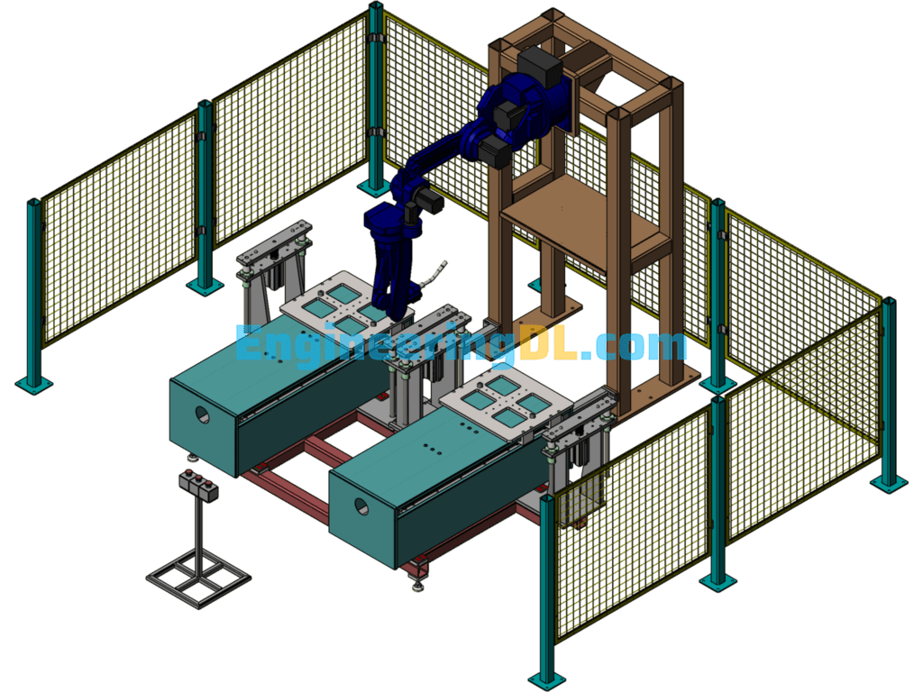 Robotic Ultrasonic Welding Equipment SolidWorks Free Download