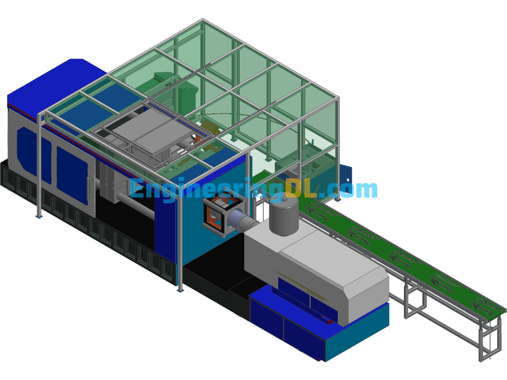 Robotic Electrostatic Embedding Cell (Electrostatic Generator Embedding-Pickup-Gating) 3D Exported Free Download