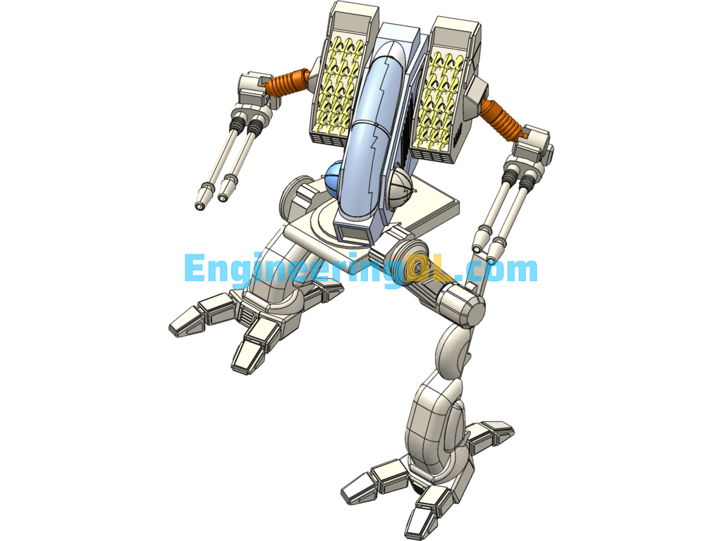 Robot Dog SolidWorks Free Download