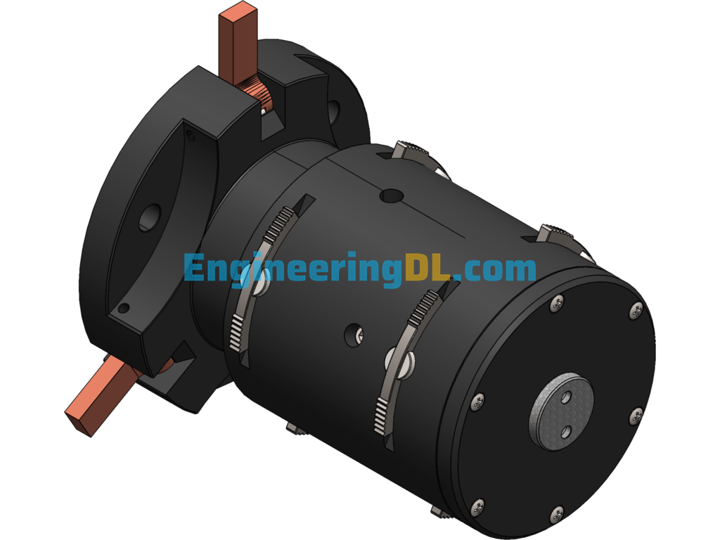 Mechanical Turning Collet (Internal Structure) SolidWorks Free Download
