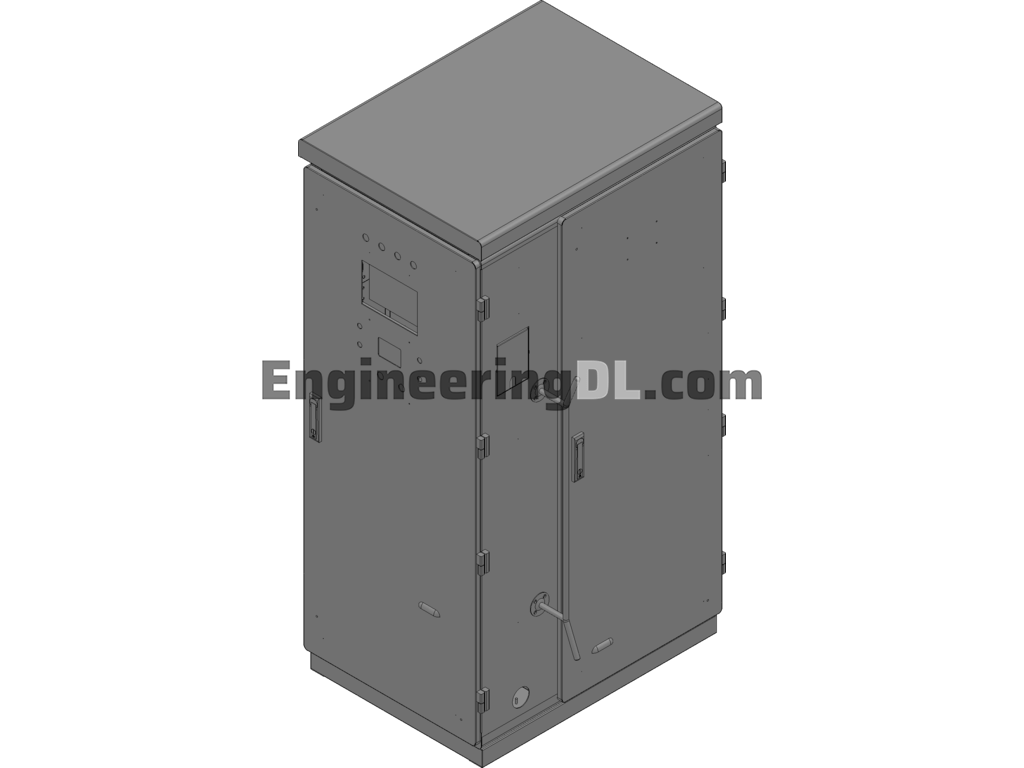 3D Drawings Of Chassis And Cabinets SolidWorks, 3D Exported Free Download