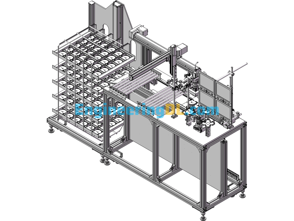 Automatic Visual Inspection Equipment For Materials SolidWorks Free Download