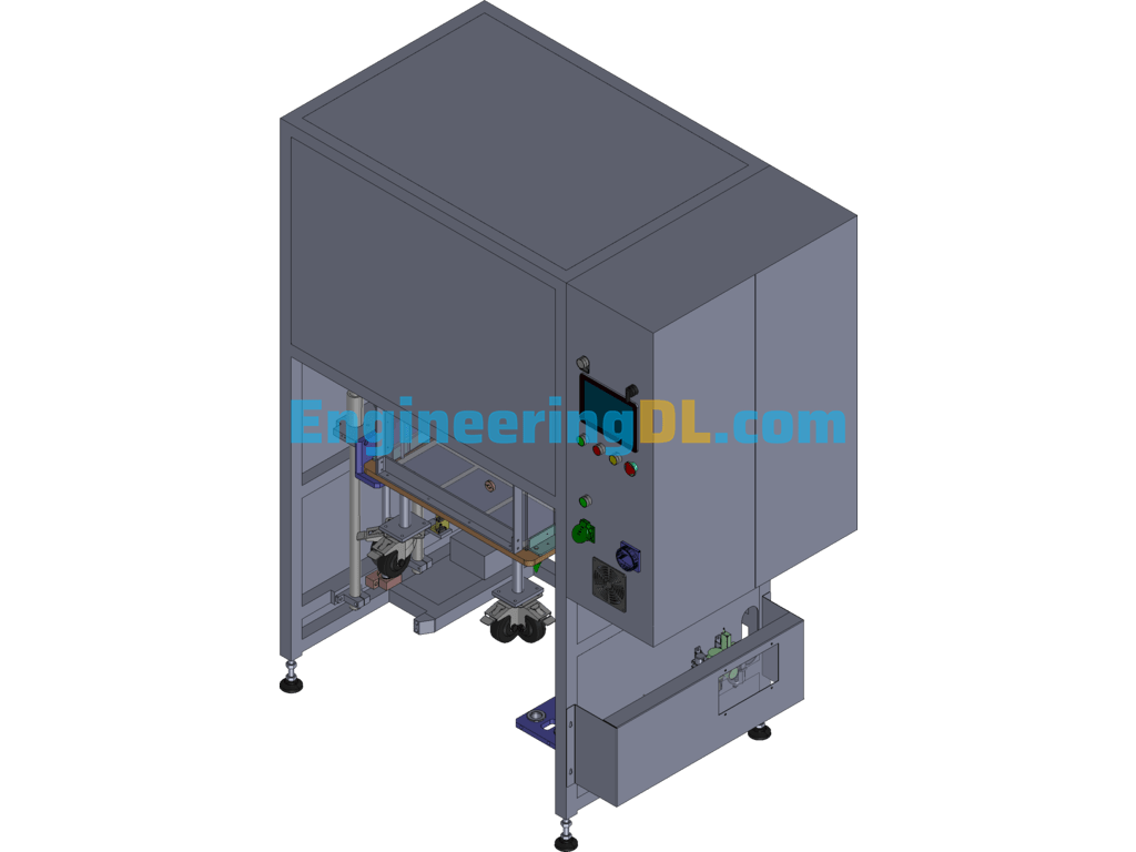 Sheet Lifting And Receiving Machine Equipment SolidWorks Free Download