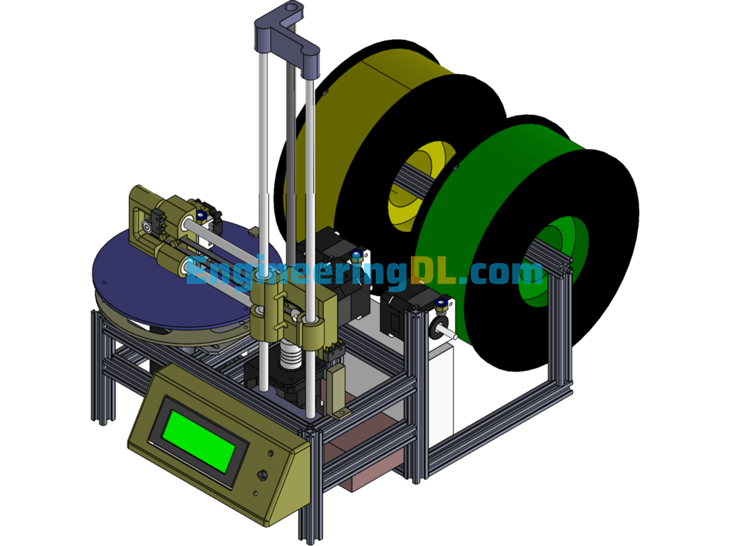 Polar Coordinate 3D Printer SolidWorks Free Download
