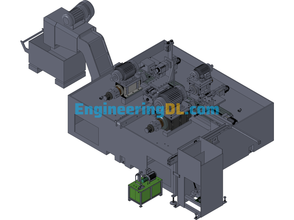 A Sound Control Product Processing Machine Tool Equipment SolidWorks, Inventor, 3D Exported Free Download