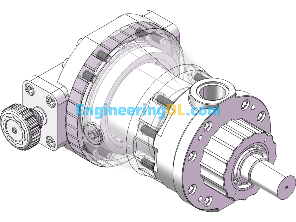 Plunger Pump Three-Dimensional Diagram (SolidWorks, UGNX), Catia, 3D Exported Free Download