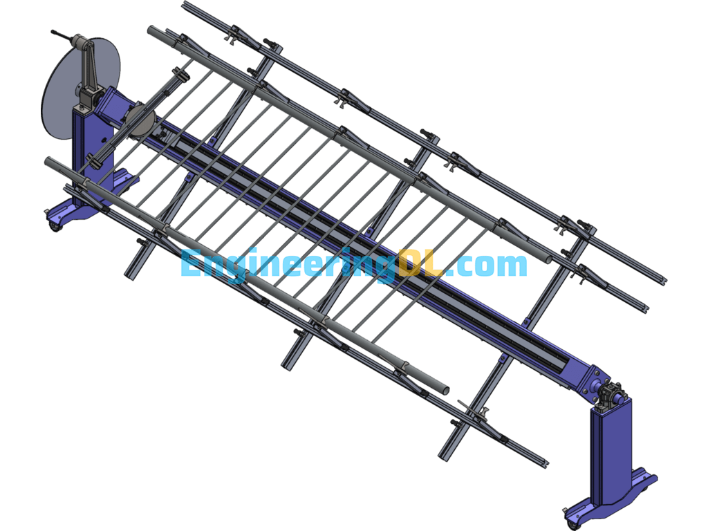 Fence Welding Fixture 3D Model SolidWorks Free Download