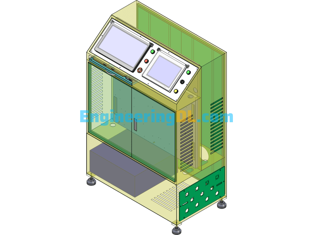 Standard Electric Cabinet Box SolidWorks Free Download