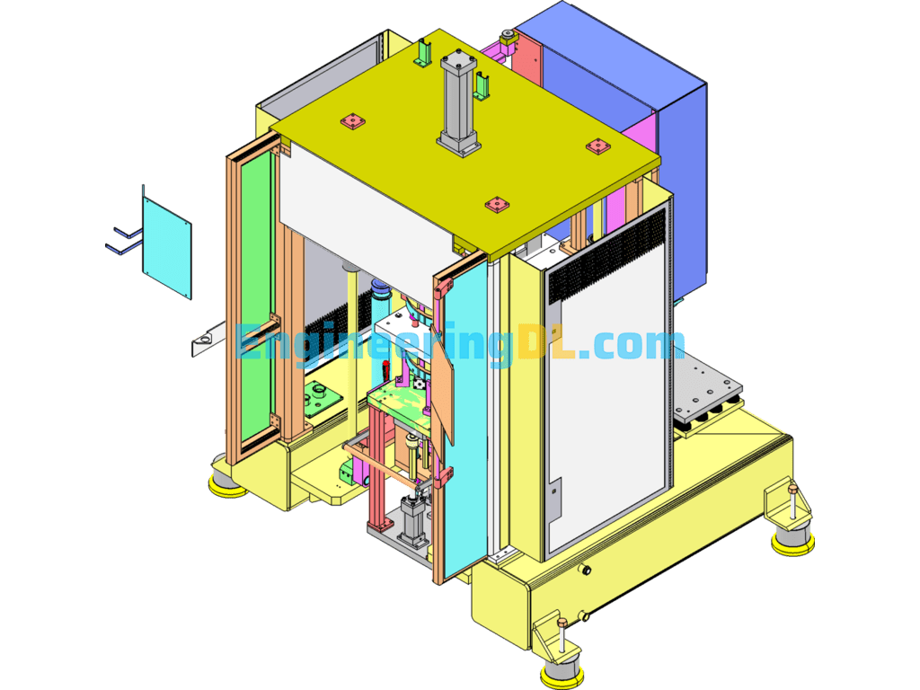 Frame Equipping Machine SolidWorks Free Download