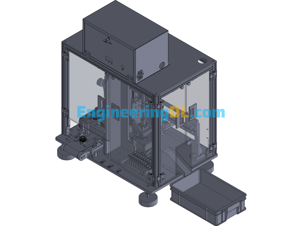 Desktop Type RT Connector Press Fitting Machine 3D Exported Free Download