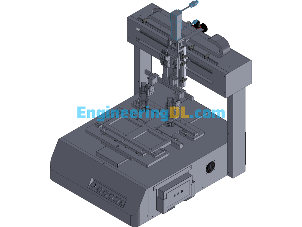 Desktop Camera Assembly Machine SolidWorks Free Download