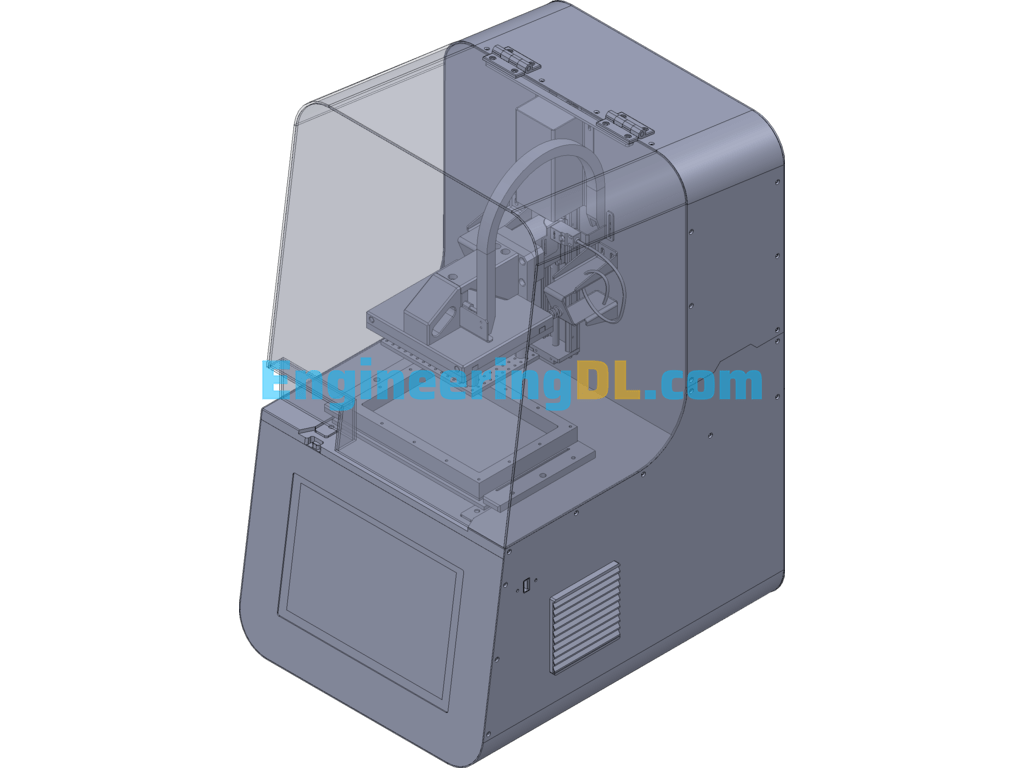 Desktop Optical Curing 3d Printer 3D Exported Free Download