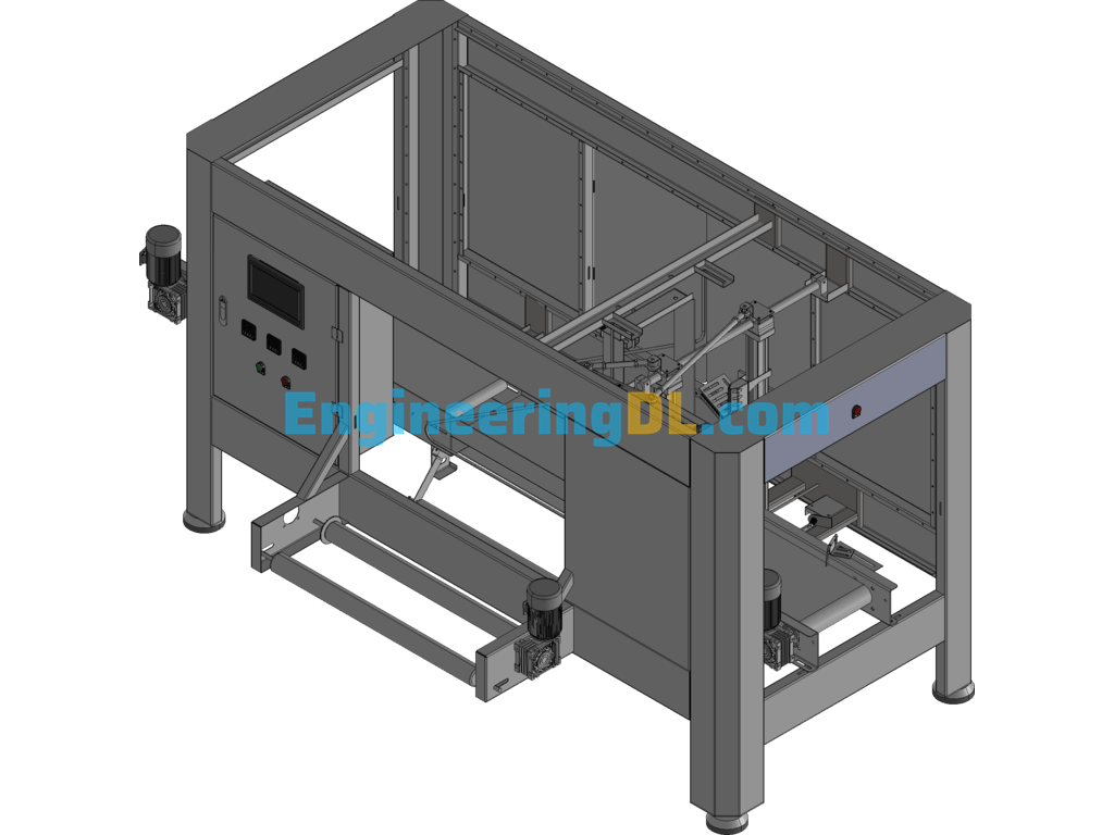 Bucket Water Automatic Bagging Machine 3D Exported Free Download