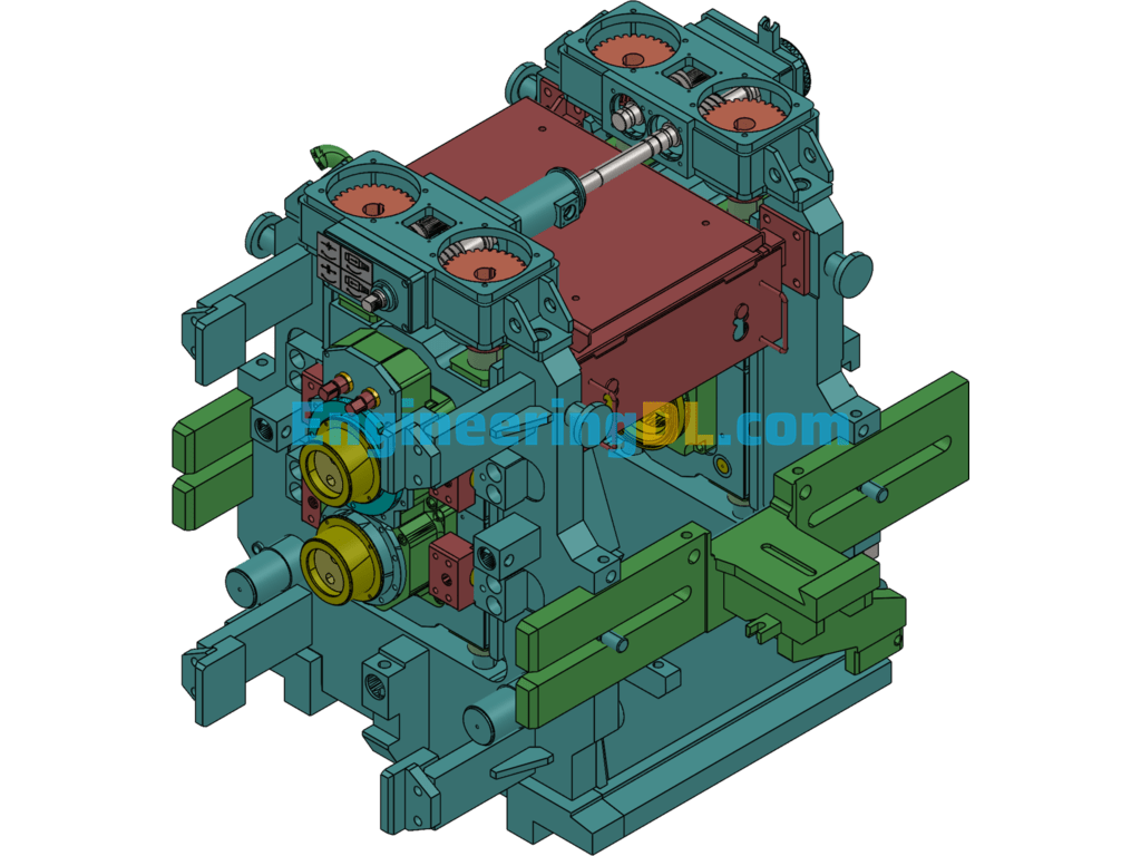 Bar Rolling Mill SolidWorks Free Download