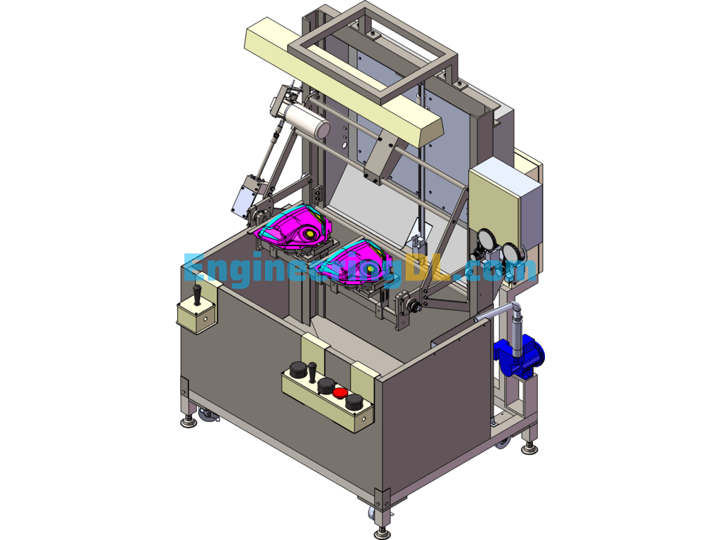 Mold Sealing Test Tester SolidWorks Free Download