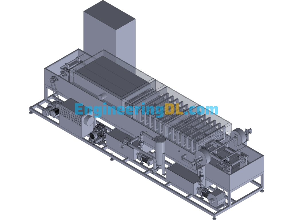 Step Cleaning Machine 3D Exported Free Download
