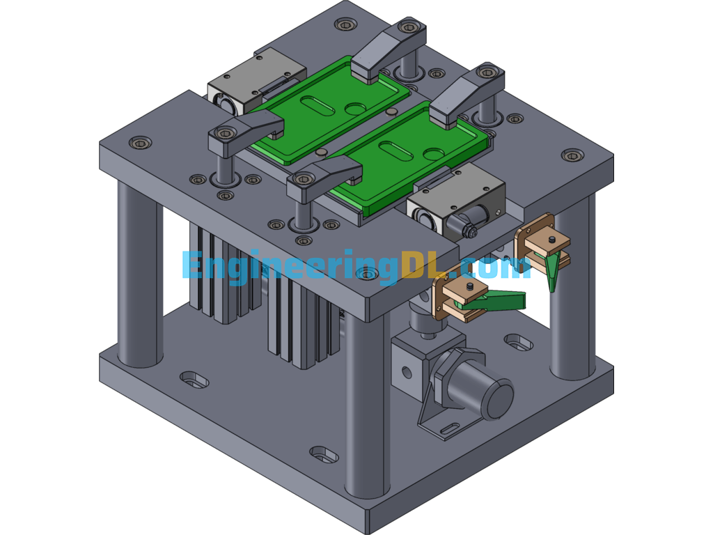 Pneumatic Clamps SolidWorks Free Download