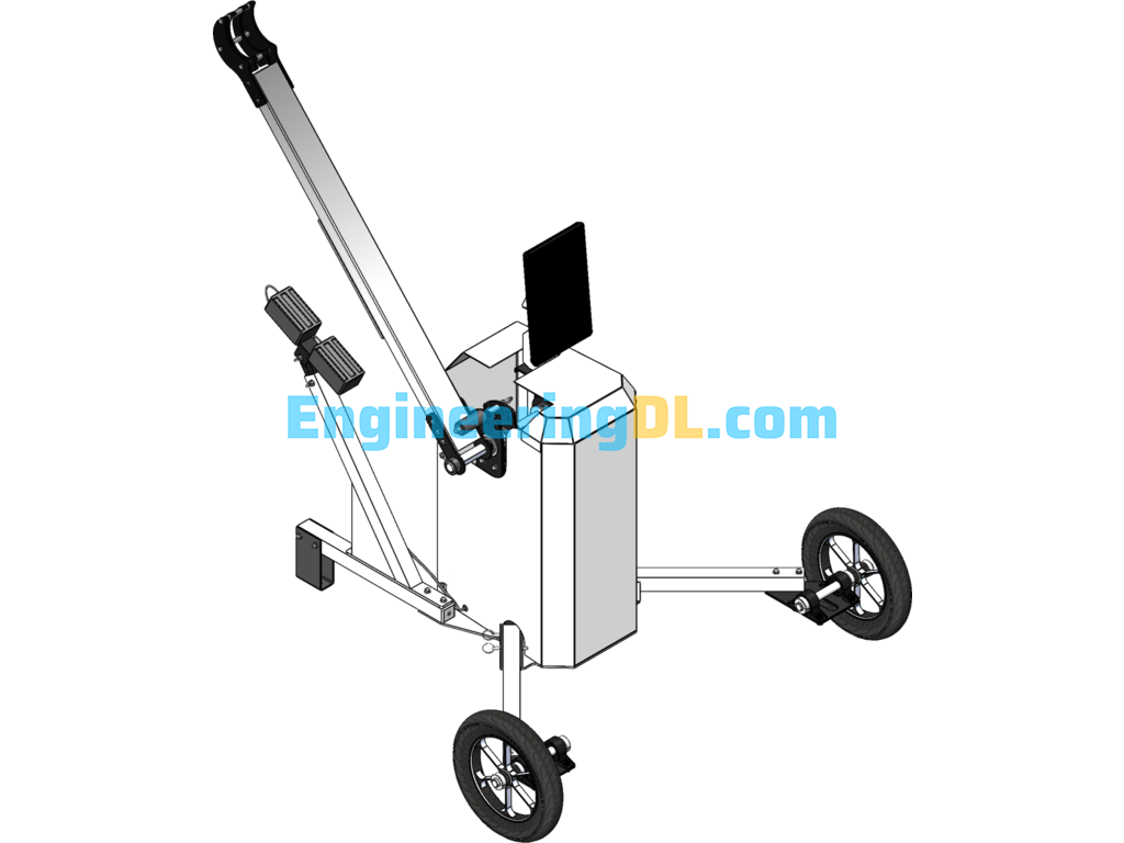 Pneumatic Catapult SolidWorks Free Download