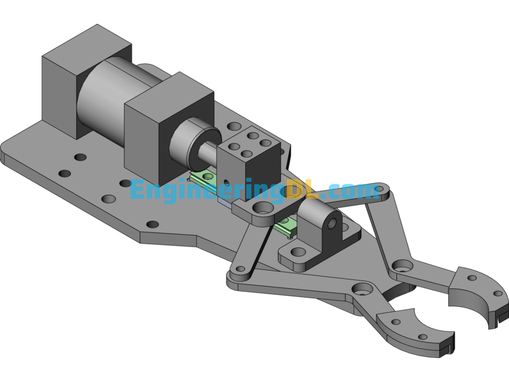 Pneumatic Manipulator Complete Set Of Drawings SolidWorks, AutoCAD, 3D Exported Free Download