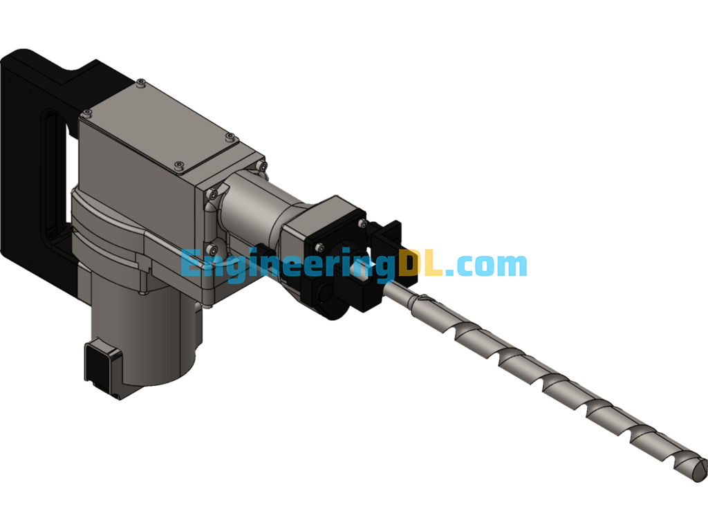 Pneumatic Hammer (SW Design) SolidWorks Free Download