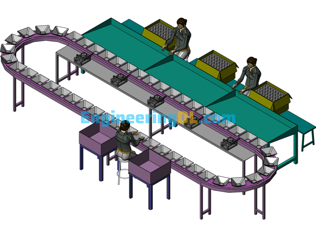 Fruit Sorting Machine SolidWorks Free Download