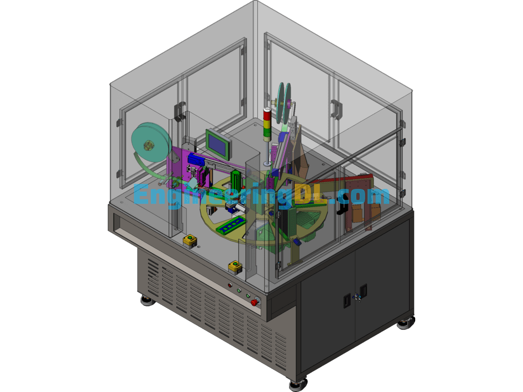 Automotive Word Label Packaging Equipment SolidWorks Free Download