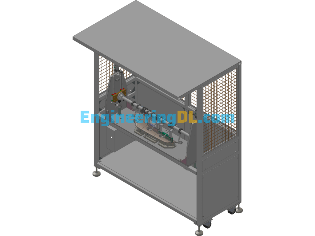 A Kind Of Automobile Accessory Alignment Tooling 3D Exported Free Download