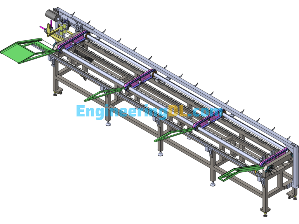 Auto Oil Pipe Plugging Automation Equipment SolidWorks Free Download
