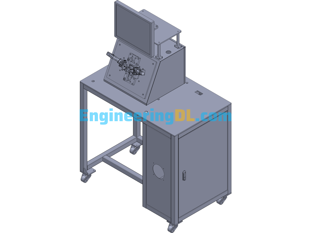 Automotive Combination Switch Testing Machine 3D Exported Free Download