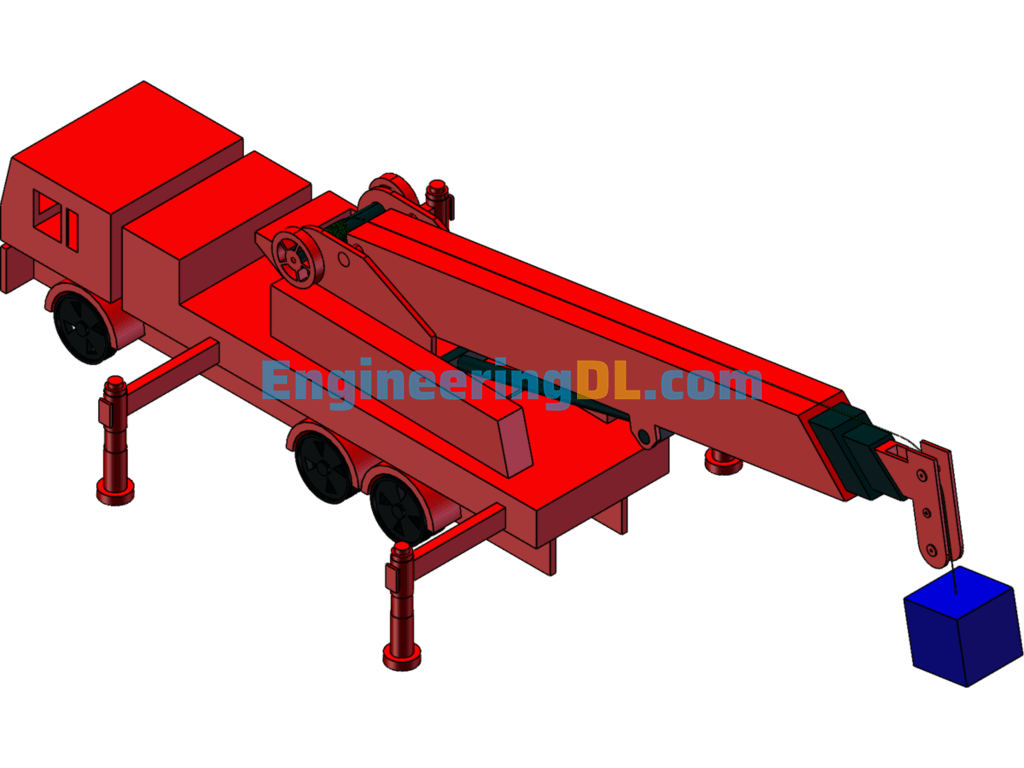 Truck Cranes SolidWorks Free Download