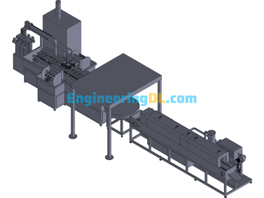 Auto Connecting Rod Automatic Inspection Machine 3D Exported Free Download