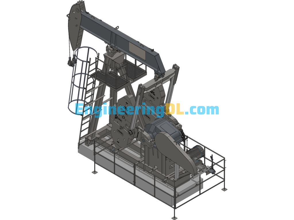 Oilfield Pumping Machine SolidWorks Free Download