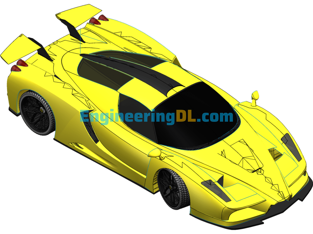 Ferrari Enzo SW Model SolidWorks Free Download