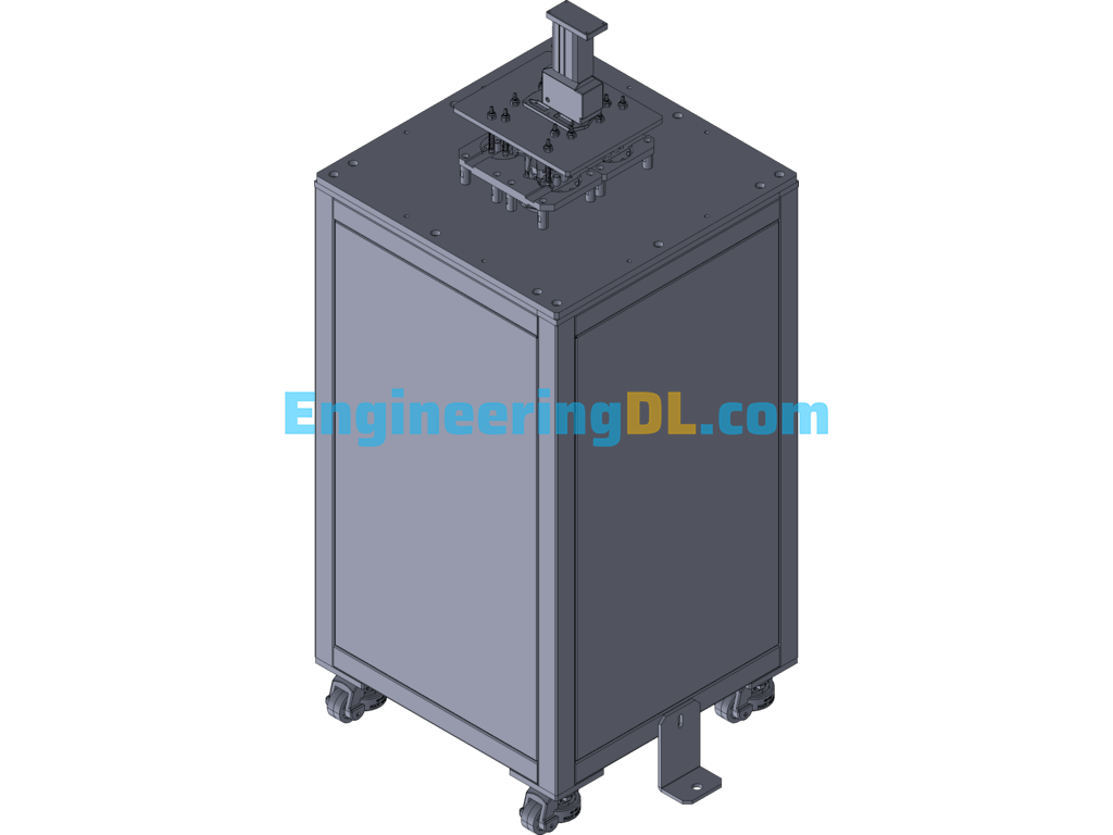 Residual Head Removal Equipment After Injection Molding Of Plastic Parts 3D Exported Free Download