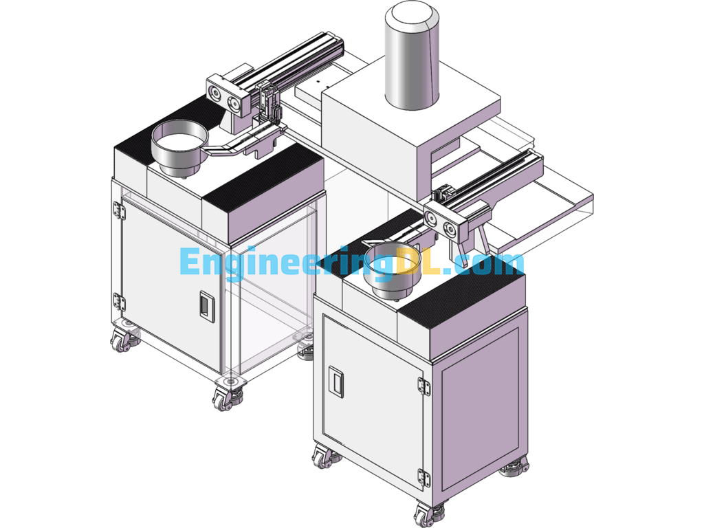 Injection Molding Automatic PIN Insertion Machine SolidWorks Free Download
