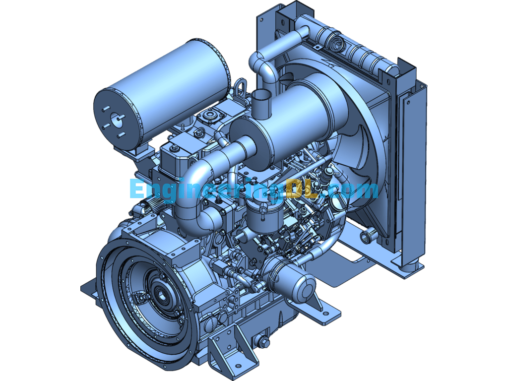 Yanmar Diesel Engine SolidWorks Free Download
