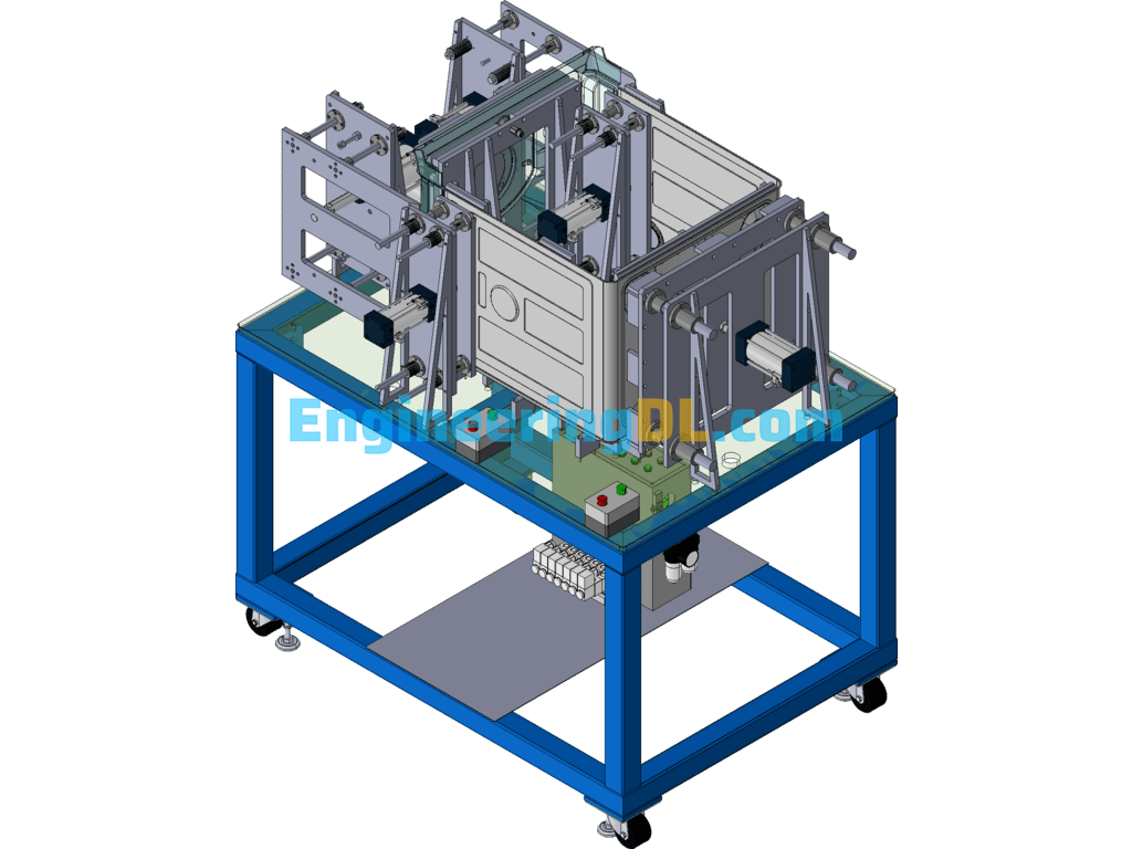 Dishwasher Liner Manipulator Welding Fixture 3D Model + Engineering Drawings + BOM List SolidWorks, AutoCAD, 3D Exported Free Download