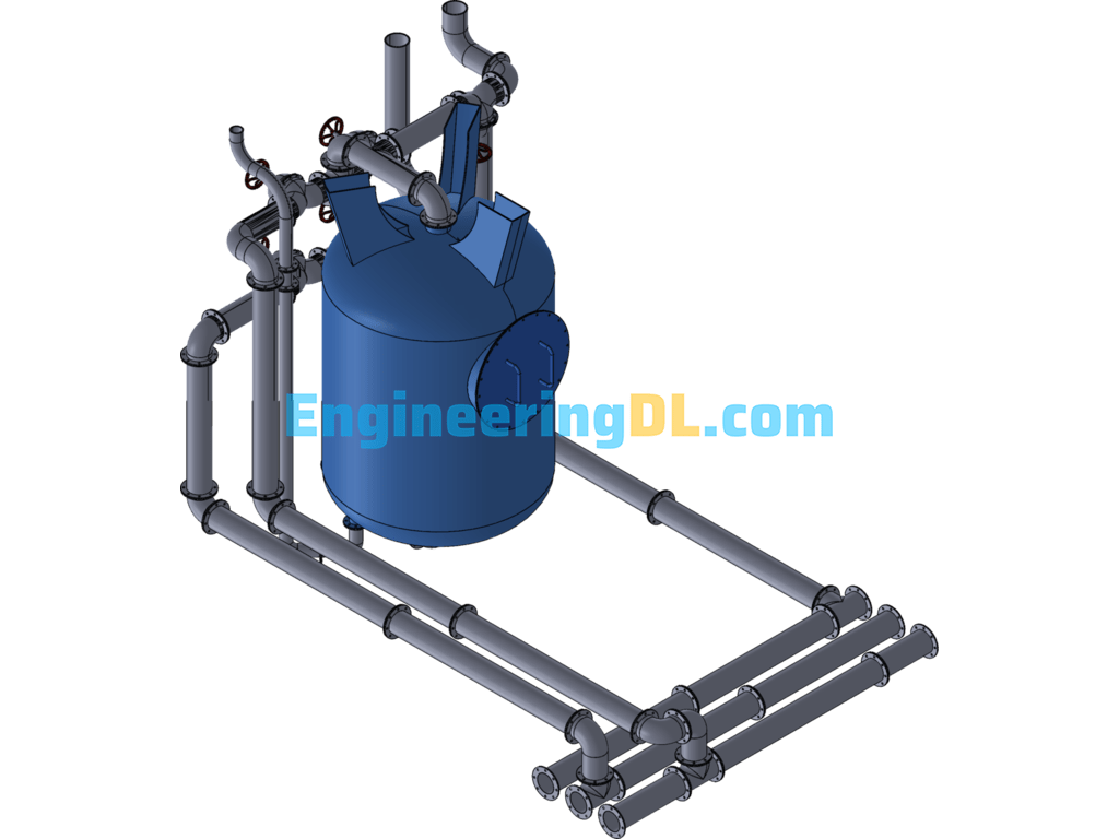 Activated Carbon Filtration Device SolidWorks Free Download