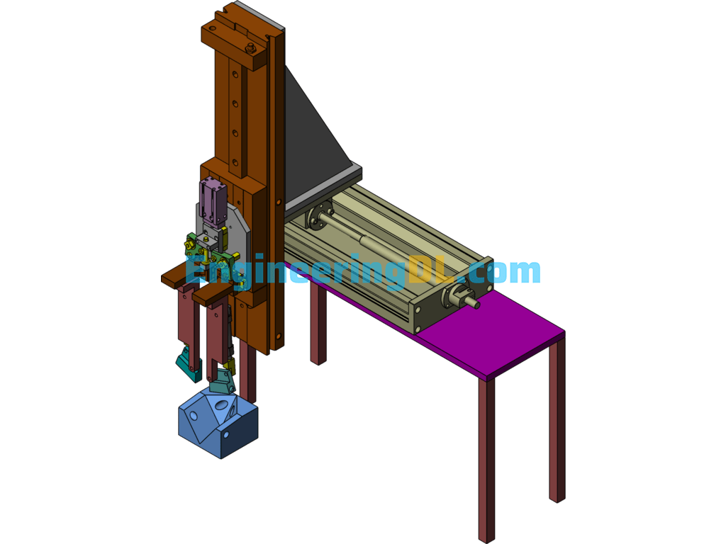 Sponge Strip Suction Crimping Equipment SolidWorks Free Download