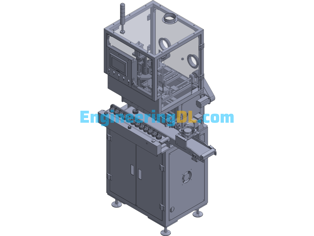 Tin Dipping Machine 3D Exported Free Download
