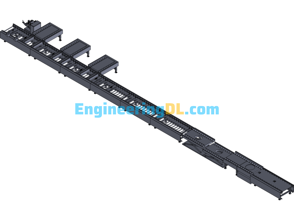 Roller Assembly Line SolidWorks Free Download