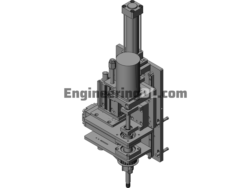 Roller Assembly Tool Assembly SolidWorks, 3D Exported Free Download