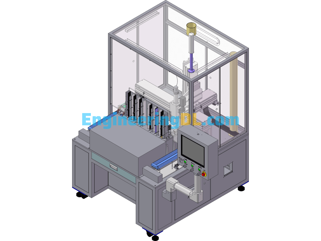 Laser Welding Machine SolidWorks, 3D Exported Free Download