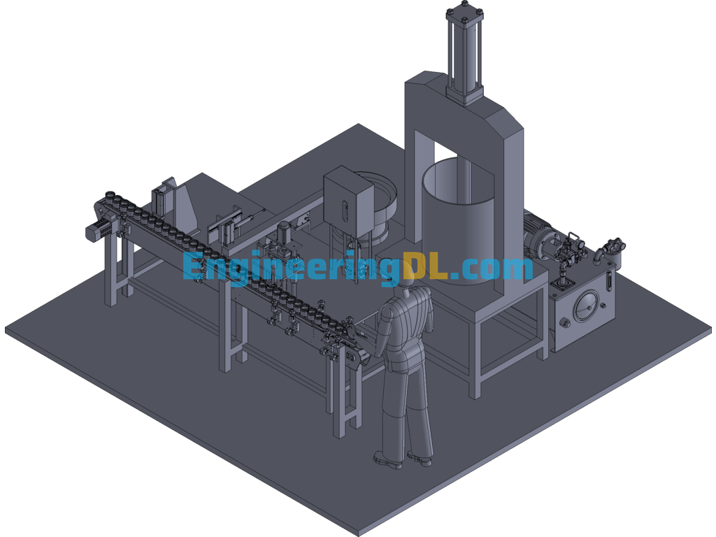 Gluing And Capping Line 3D Exported Free Download
