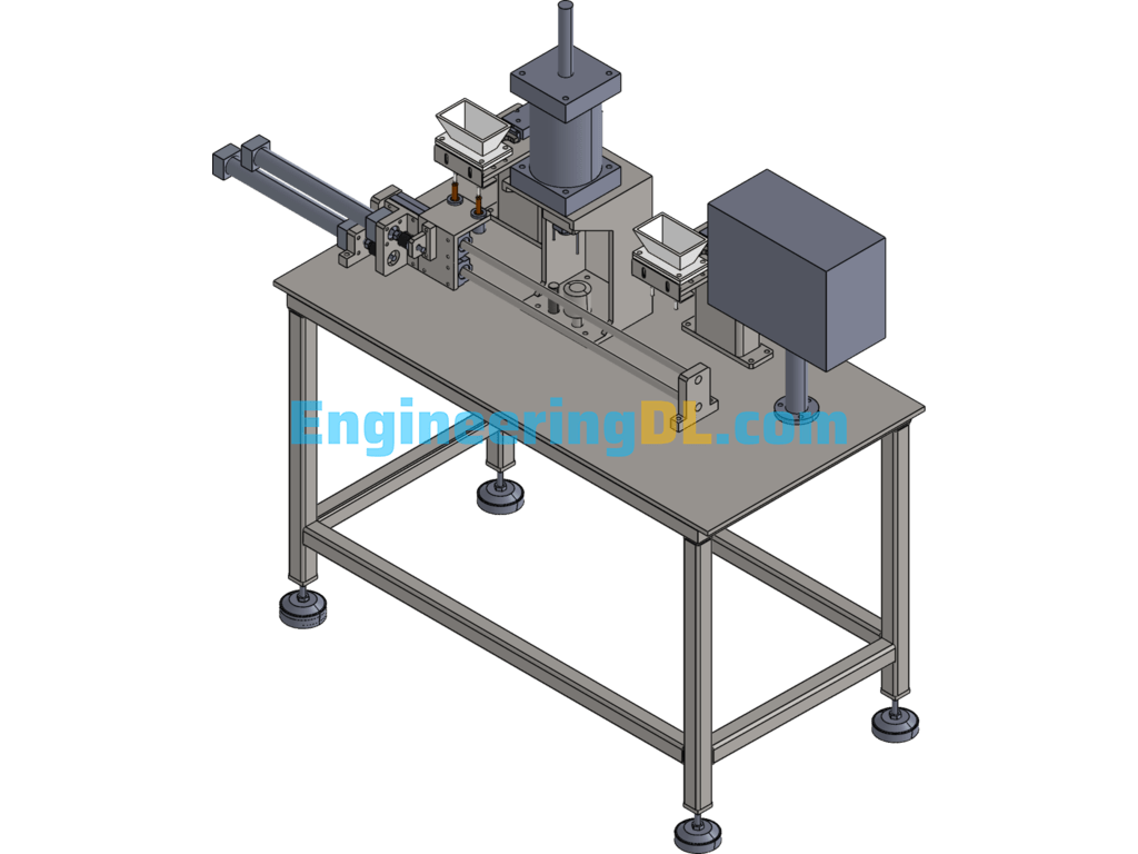 Spark Plug Ignition Agent Automatic Filling Equipment SolidWorks, 3D Exported Free Download