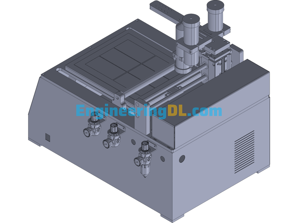 Dispensing And Laminating Machine 3D Exported Free Download