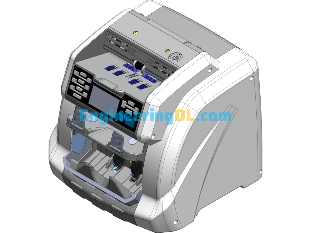 Money Counting Machine Equipment SolidWorks Free Download